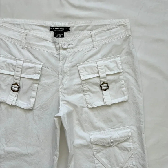 Y2K Rampage Low Rise Cargo Capris - Picture 2 of 6